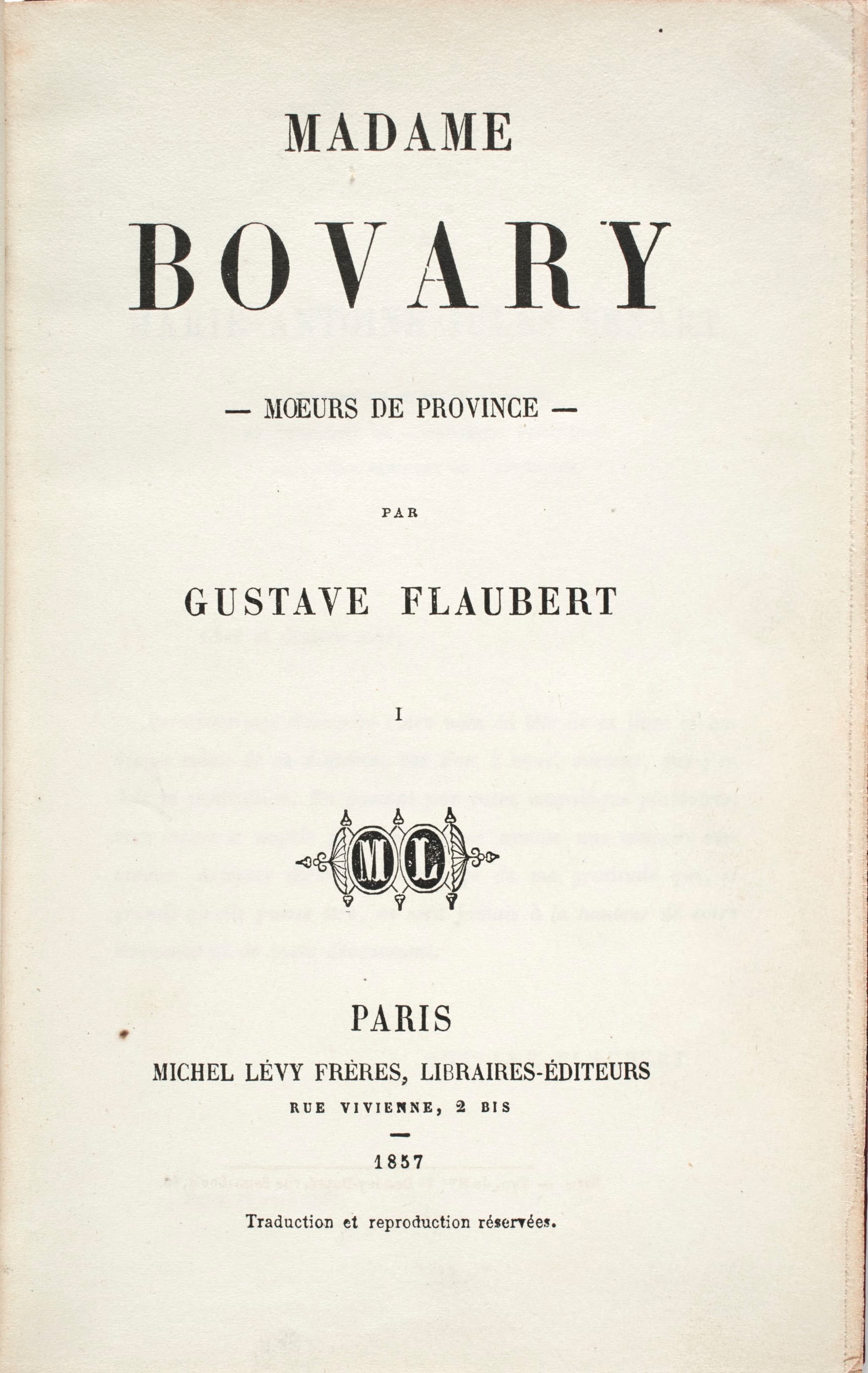 Cover of Madame Bovary